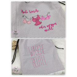 Stickserie - Wäscheleine inkl. Schriftzug & ITH Beutel